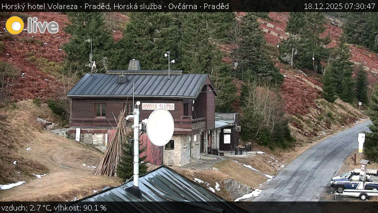 Horský hotel Volareza - Praděd - Horská služba - Ovčárna - Praděd - 18.12.2025 v 07:30
