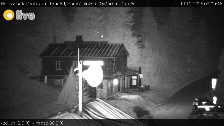 Horský hotel Volareza - Praděd - Horská služba - Ovčárna - Praděd - 19.12.2025 v 03:00