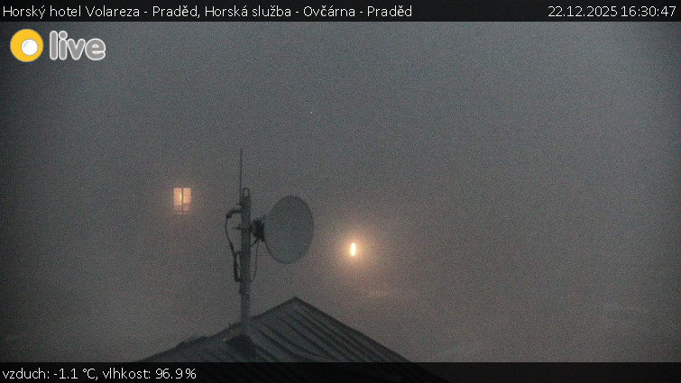 Horský hotel Volareza - Praděd - Horská služba - Ovčárna - Praděd - 22.12.2025 v 16:30