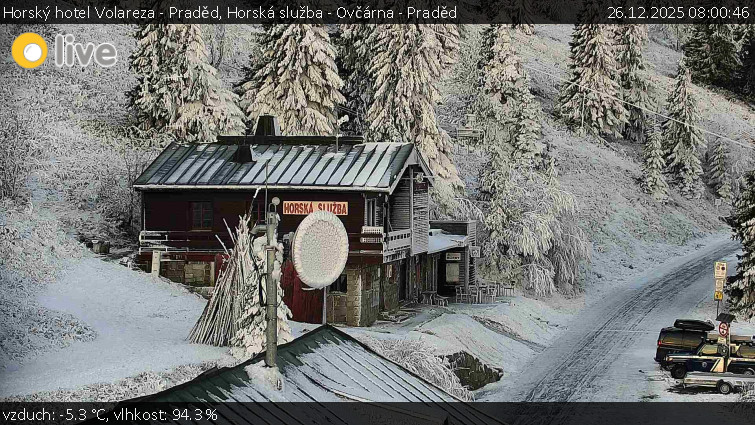 Horský hotel Volareza - Praděd - Horská služba - Ovčárna - Praděd - 26.12.2025 v 08:00