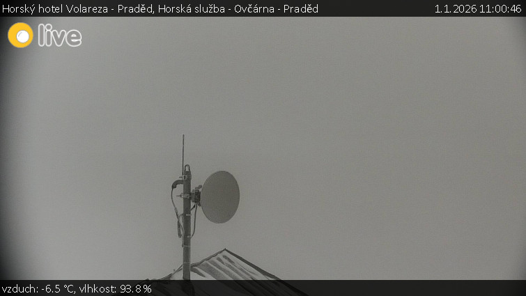 Horský hotel Volareza - Praděd - Horská služba - Ovčárna - Praděd - 1.1.2026 v 11:00
