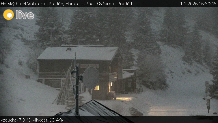 Horský hotel Volareza - Praděd - Horská služba - Ovčárna - Praděd - 1.1.2026 v 16:30