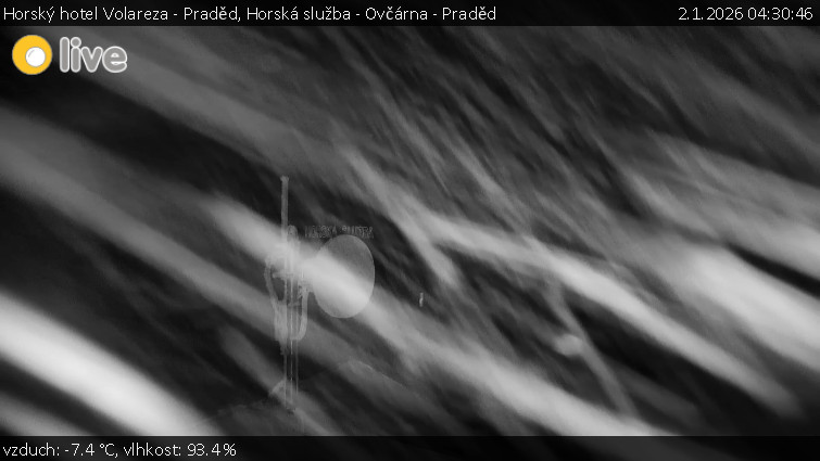 Horský hotel Volareza - Praděd - Horská služba - Ovčárna - Praděd - 2.1.2026 v 04:30