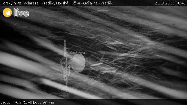 Horský hotel Volareza - Praděd - Horská služba - Ovčárna - Praděd - 2.1.2026 v 07:00