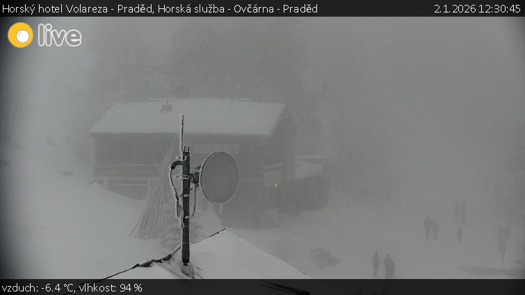 Horský hotel Volareza - Praděd - Horská služba - Ovčárna - Praděd - 2.1.2026 v 12:30