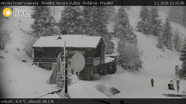 Horský hotel Volareza - Praděd - Horská služba - Ovčárna - Praděd - 2.1.2026 v 13:30