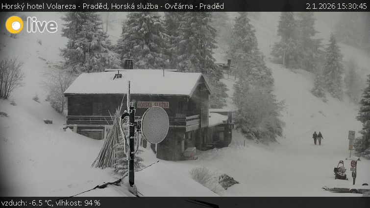 Horský hotel Volareza - Praděd - Horská služba - Ovčárna - Praděd - 2.1.2026 v 15:30