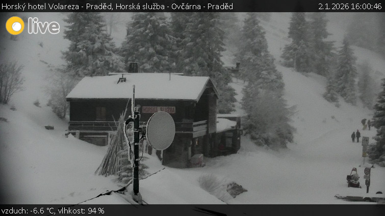 Horský hotel Volareza - Praděd - Horská služba - Ovčárna - Praděd - 2.1.2026 v 16:00