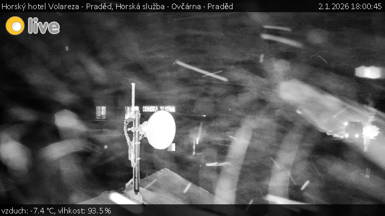 Horský hotel Volareza - Praděd - Horská služba - Ovčárna - Praděd - 2.1.2026 v 18:00