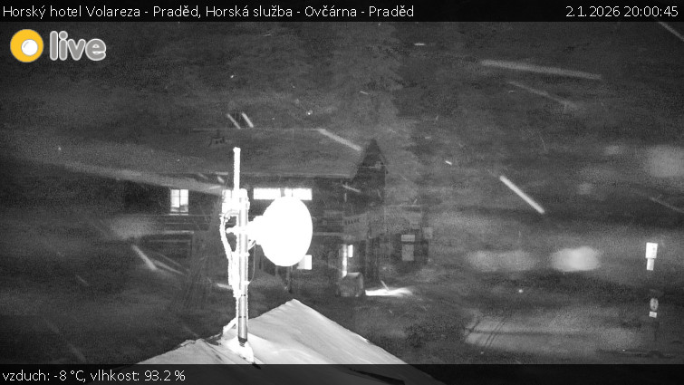 Horský hotel Volareza - Praděd - Horská služba - Ovčárna - Praděd - 2.1.2026 v 20:00