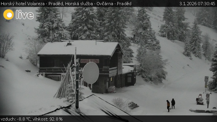 Horský hotel Volareza - Praděd - Horská služba - Ovčárna - Praděd - 3.1.2026 v 07:30