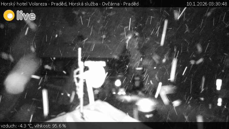 Horský hotel Volareza - Praděd - Horská služba - Ovčárna - Praděd - 10.1.2026 v 03:30