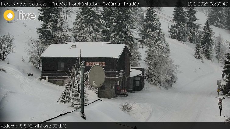 Horský hotel Volareza - Praděd - Horská služba - Ovčárna - Praděd - 10.1.2026 v 08:30