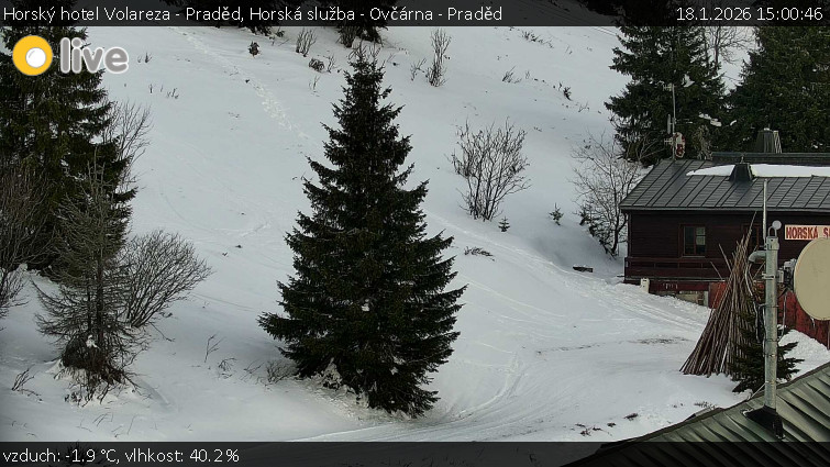 Horský hotel Volareza - Praděd - Horská služba - Ovčárna - Praděd - 18.1.2026 v 15:00