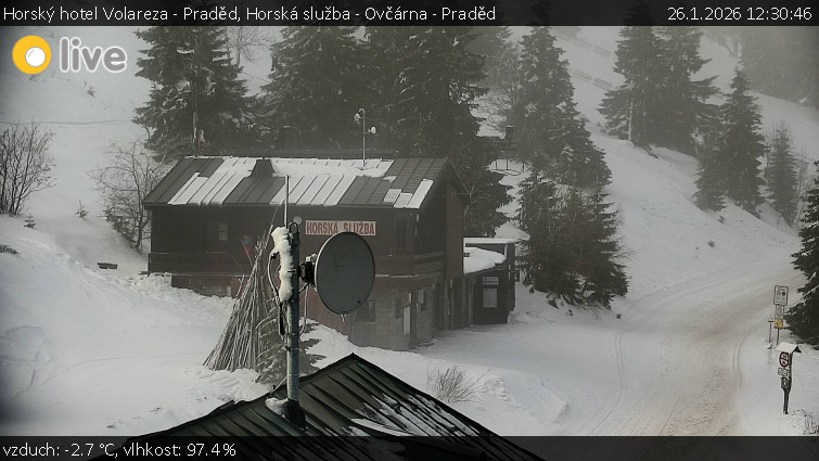 Horský hotel Volareza - Praděd - Horská služba - Ovčárna - Praděd - 26.1.2026 v 12:30