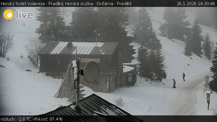 Horský hotel Volareza - Praděd - Horská služba - Ovčárna - Praděd - 26.1.2026 v 14:30