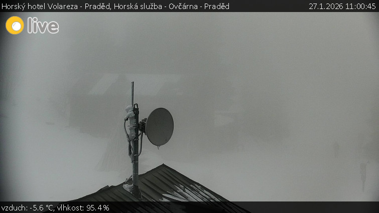 Horský hotel Volareza - Praděd - Horská služba - Ovčárna - Praděd - 27.1.2026 v 11:00