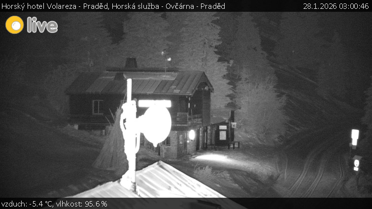 Horský hotel Volareza - Praděd - Horská služba - Ovčárna - Praděd - 28.1.2026 v 03:00