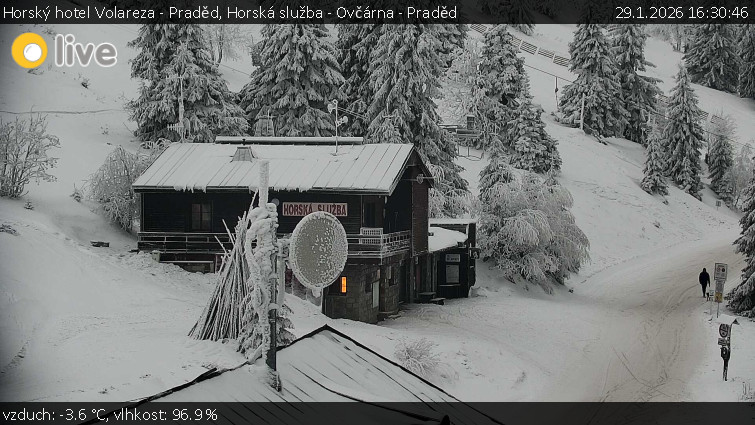 Horský hotel Volareza - Praděd - Horská služba - Ovčárna - Praděd - 29.1.2026 v 16:30