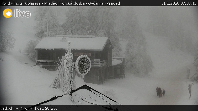 Horský hotel Volareza - Praděd - Horská služba - Ovčárna - Praděd - 31.1.2026 v 08:30