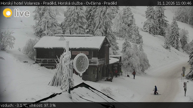 Horský hotel Volareza - Praděd - Horská služba - Ovčárna - Praděd - 31.1.2026 v 11:00