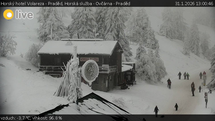 Horský hotel Volareza - Praděd - Horská služba - Ovčárna - Praděd - 31.1.2026 v 13:00