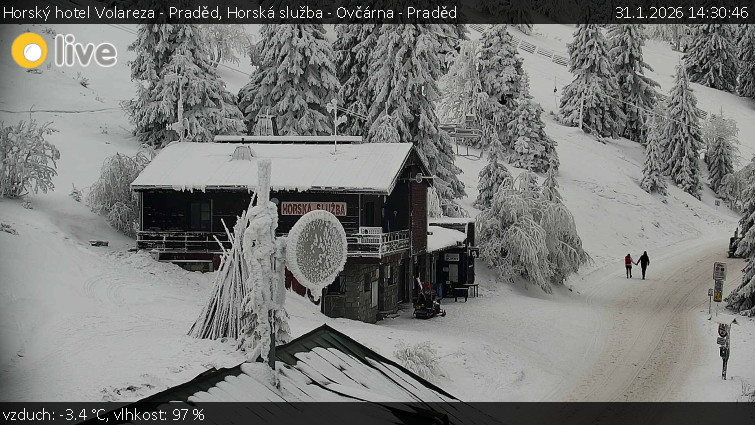 Horský hotel Volareza - Praděd - Horská služba - Ovčárna - Praděd - 31.1.2026 v 14:30