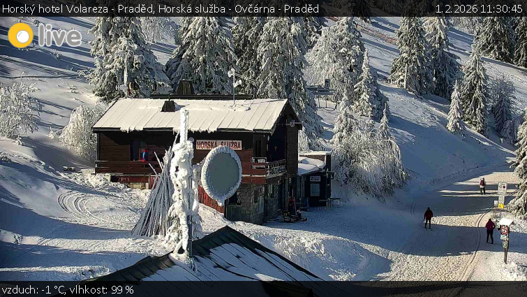 Horský hotel Volareza - Praděd - Horská služba - Ovčárna - Praděd - 1.2.2026 v 11:30