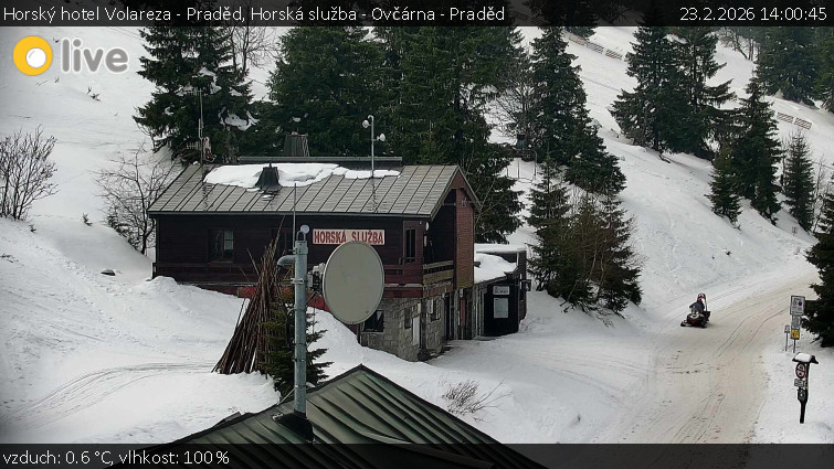 Horský hotel Volareza - Praděd - Horská služba - Ovčárna - Praděd - 23.2.2026 v 14:00