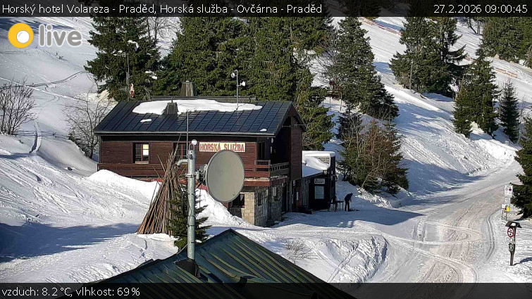 Horský hotel Volareza - Praděd - Horská služba - Ovčárna - Praděd - 27.2.2026 v 09:00