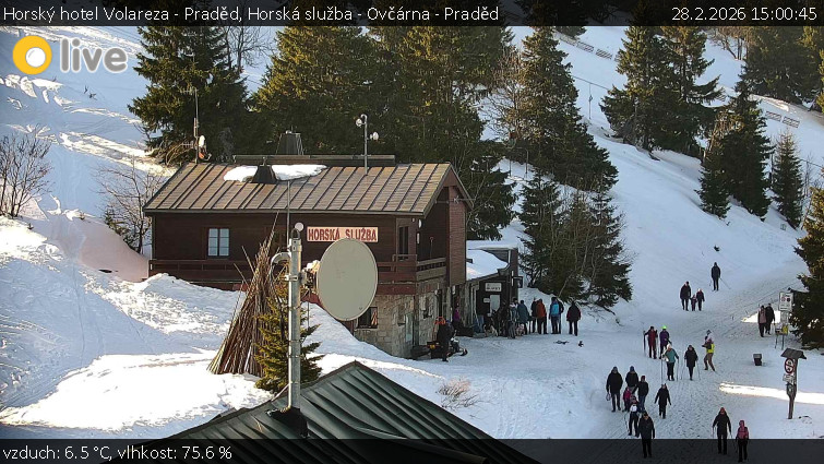 Horský hotel Volareza - Praděd - Horská služba - Ovčárna - Praděd - 28.2.2026 v 15:00