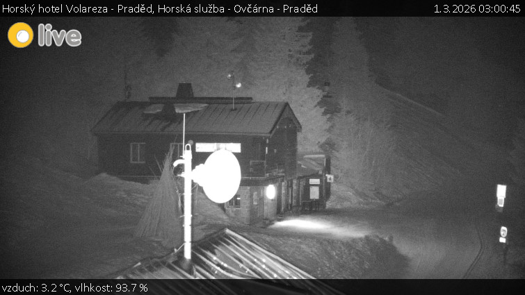 Horský hotel Volareza - Praděd - Horská služba - Ovčárna - Praděd - 1.3.2026 v 03:00