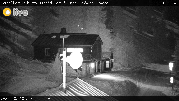 Horský hotel Volareza - Praděd - Horská služba - Ovčárna - Praděd - 3.3.2026 v 03:30