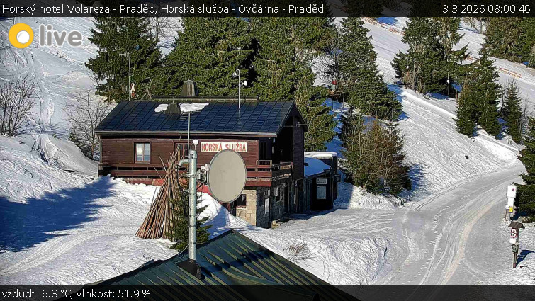 Horský hotel Volareza - Praděd - Horská služba - Ovčárna - Praděd - 3.3.2026 v 08:00