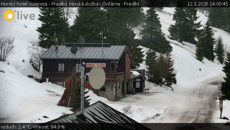 Horský hotel Volareza - Praděd - Horská služba - Ovčárna - Praděd - 12.3.2026 v 14:00