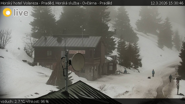 Horský hotel Volareza - Praděd - Horská služba - Ovčárna - Praděd - 12.3.2026 v 15:30