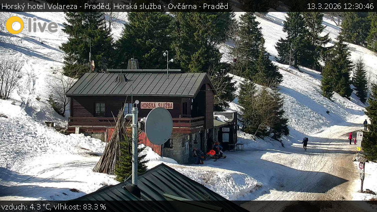Horský hotel Volareza - Praděd - Horská služba - Ovčárna - Praděd - 13.3.2026 v 12:30