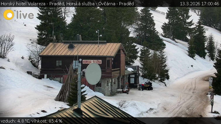 Horský hotel Volareza - Praděd - Horská služba - Ovčárna - Praděd - 13.3.2026 v 17:00
