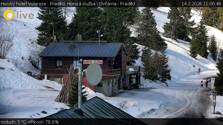 Horský hotel Volareza - Praděd - Horská služba - Ovčárna - Praděd - 14.3.2026 v 11:00