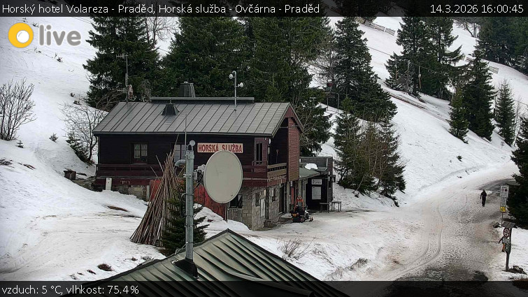 Horský hotel Volareza - Praděd - Horská služba - Ovčárna - Praděd - 14.3.2026 v 16:00