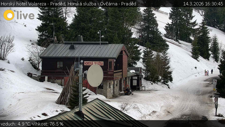 Horský hotel Volareza - Praděd - Horská služba - Ovčárna - Praděd - 14.3.2026 v 16:30
