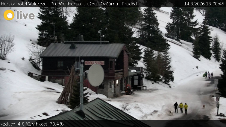 Horský hotel Volareza - Praděd - Horská služba - Ovčárna - Praděd - 14.3.2026 v 18:00