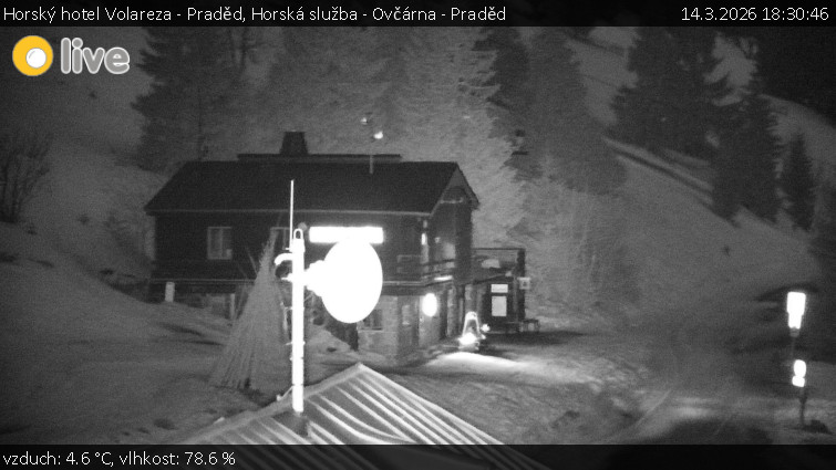 Horský hotel Volareza - Praděd - Horská služba - Ovčárna - Praděd - 14.3.2026 v 18:30