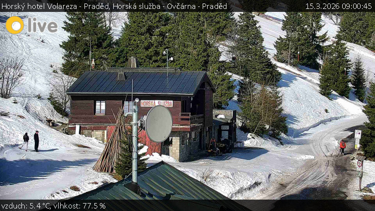 Horský hotel Volareza - Praděd - Horská služba - Ovčárna - Praděd - 15.3.2026 v 09:00