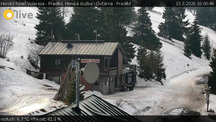 Horský hotel Volareza - Praděd - Horská služba - Ovčárna - Praděd - 15.3.2026 v 16:00