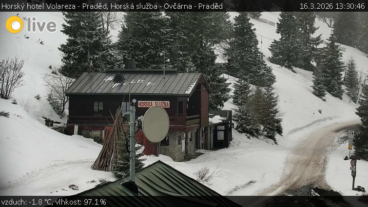 Horský hotel Volareza - Praděd - Horská služba - Ovčárna - Praděd - 16.3.2026 v 13:30