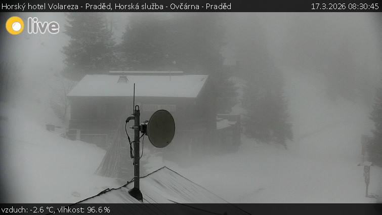 Horský hotel Volareza - Praděd - Horská služba - Ovčárna - Praděd - 17.3.2026 v 08:30