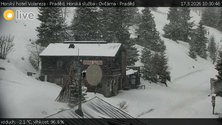 Horský hotel Volareza - Praděd - Horská služba - Ovčárna - Praděd - 17.3.2026 v 10:30