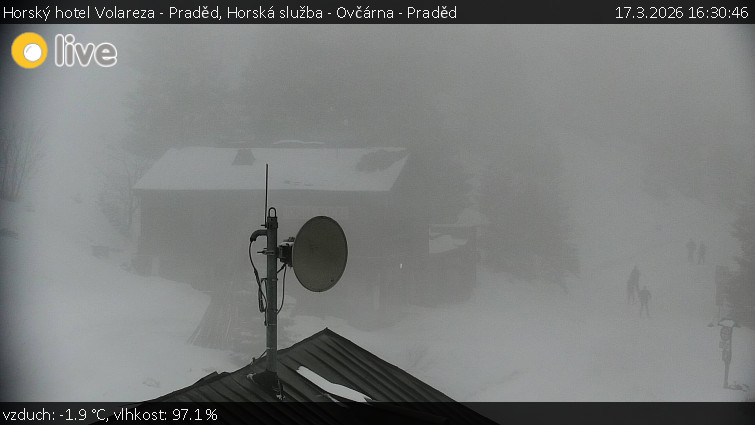 Horský hotel Volareza - Praděd - Horská služba - Ovčárna - Praděd - 17.3.2026 v 16:30