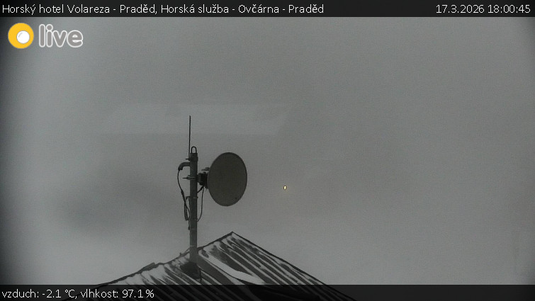 Horský hotel Volareza - Praděd - Horská služba - Ovčárna - Praděd - 17.3.2026 v 18:00